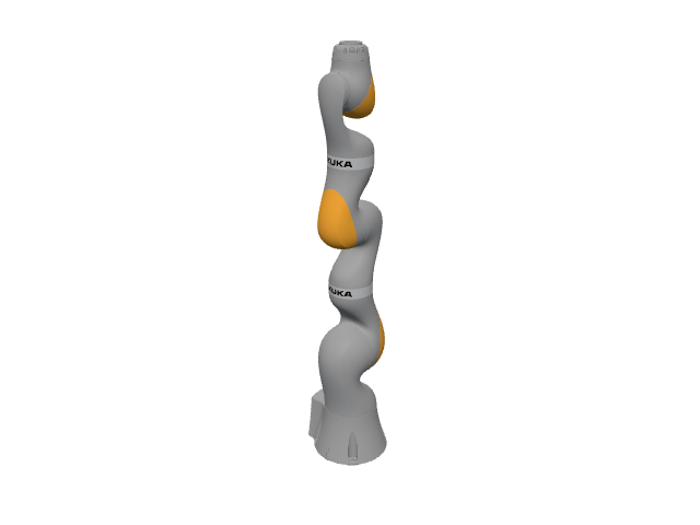 iiwa 14, rendered in the gallery viewer