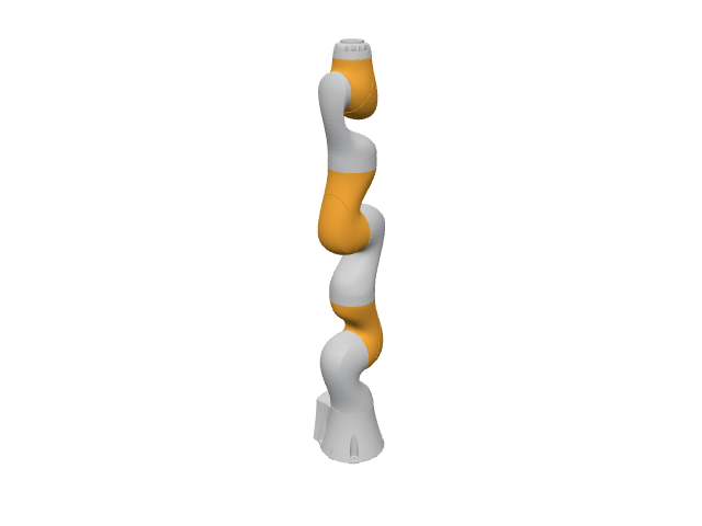 iiwa 7, rendered in the gallery viewer