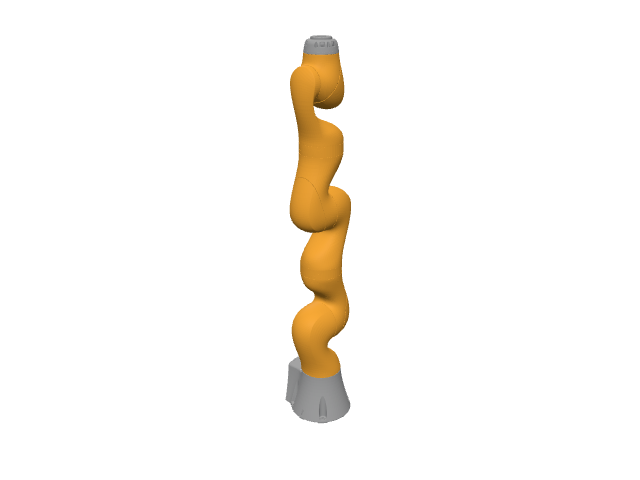 iiwa 7, rendered in the gallery viewer