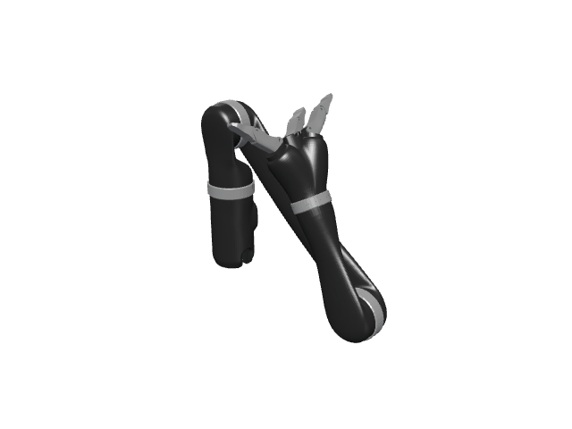 Jaco2 j2n4s300, rendered in the gallery viewer
