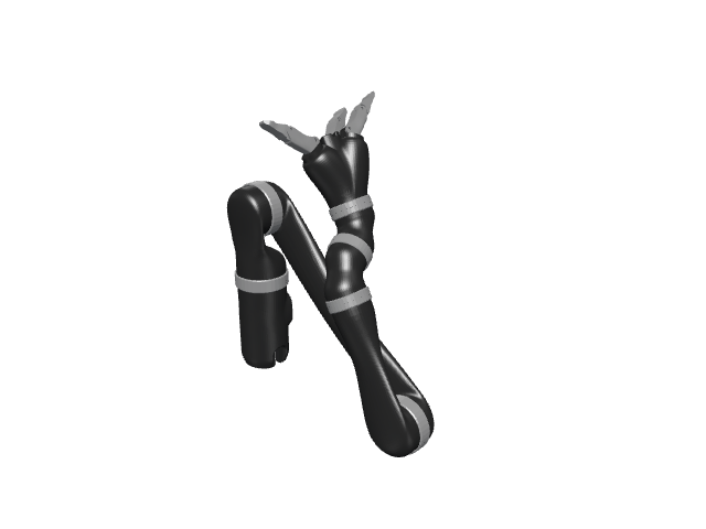 Jaco2 j2n6s300, rendered in the gallery viewer